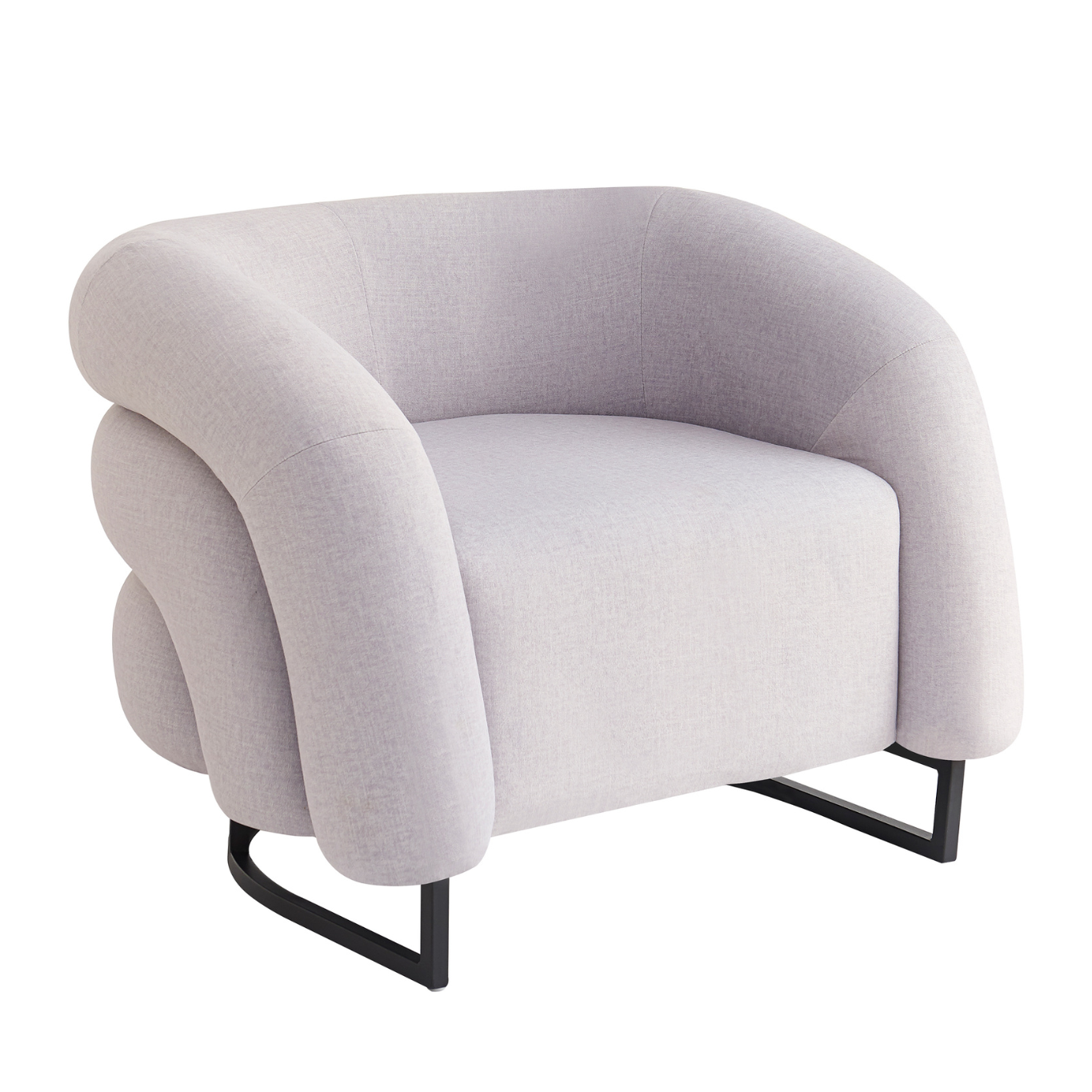 Krēsls Flossa 65/85/78 cm gaiši pelēks