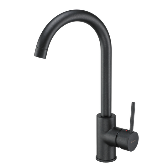 Virtuves jaucējkrāns Nemezja 350 mm grafīta metālisks - N1 Home