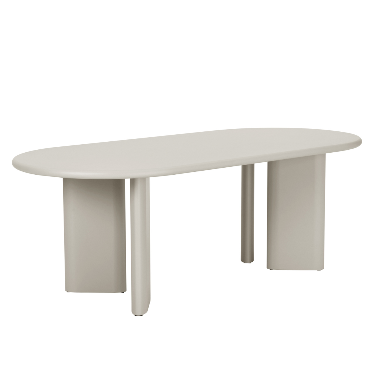 Galds Catis 200/90/75 cm matēts bēšs - N1 Home