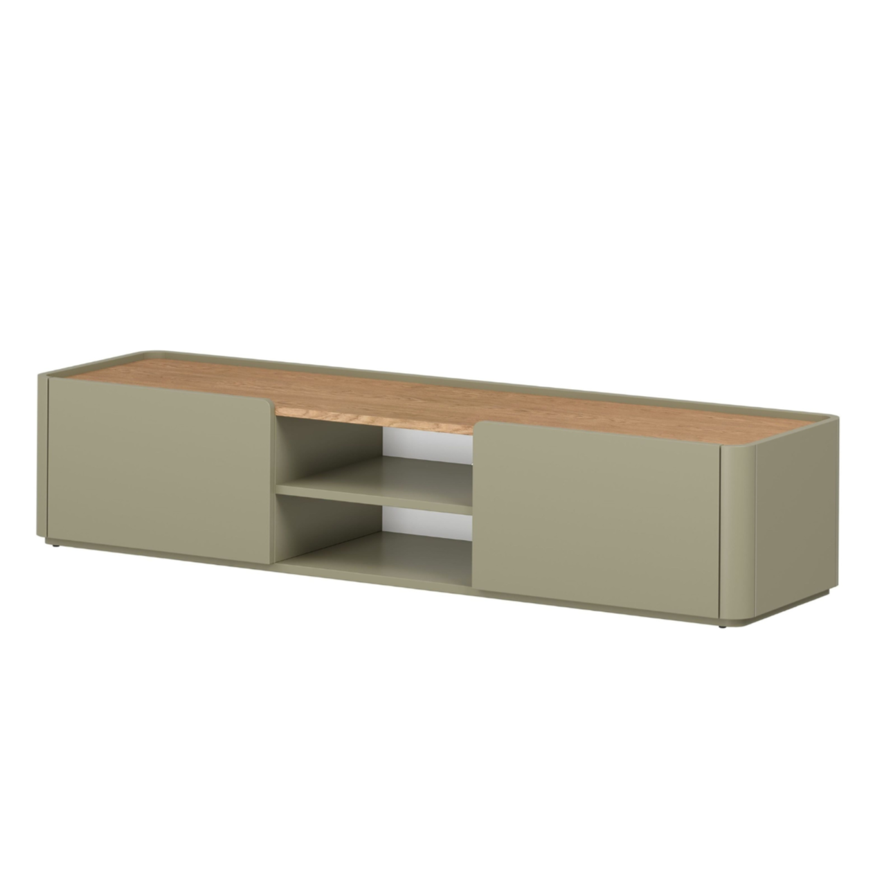 TV skapis Elva 170/35.5/48 cm Eikalipts / Baltijas kāpu ozols - N1 Home