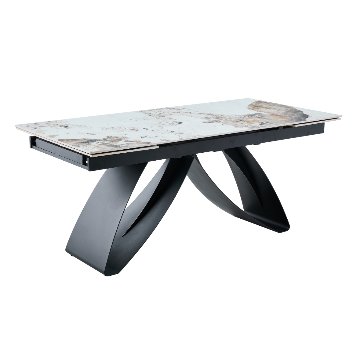 Galds Dora 180-260/90/76 cm balts. Ekskluzīvi!