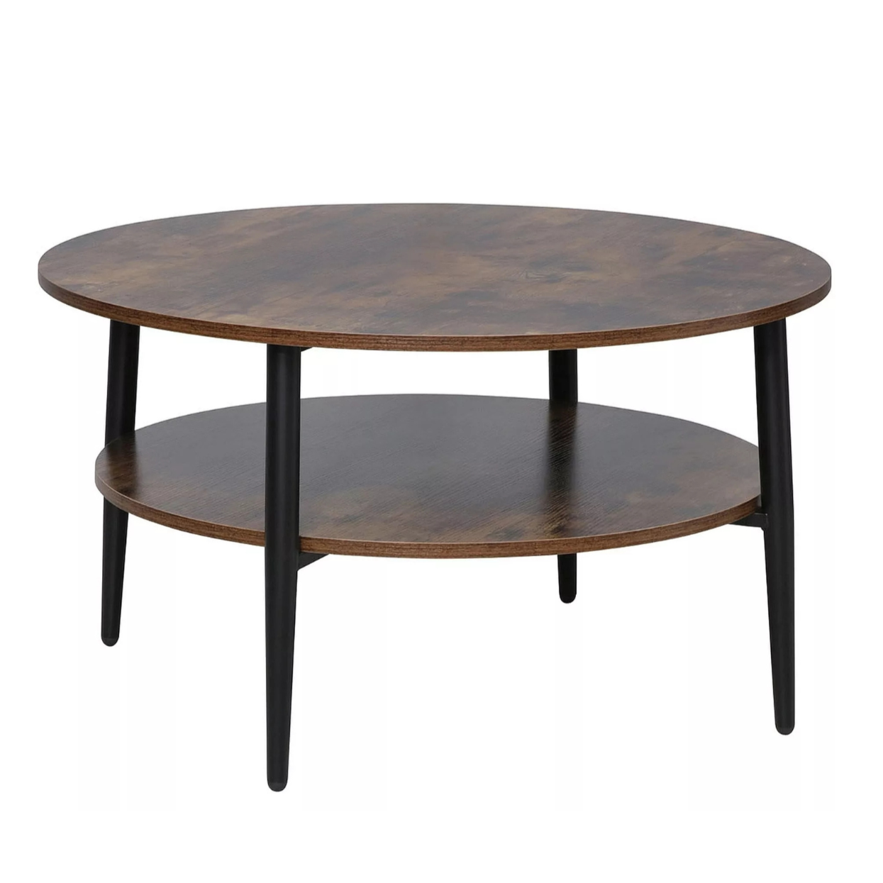 Kafijas galdiņš Ellaya 45/80 cm brūns/melns - N1 Home