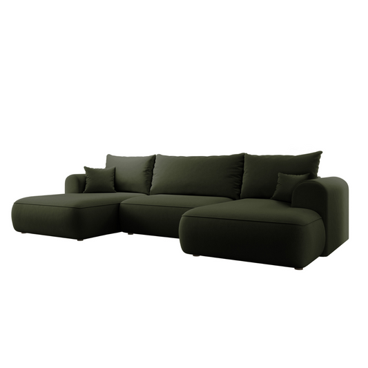 Dīvāns Ovors U 380/95/167 cm Castel 39 - N1 Home