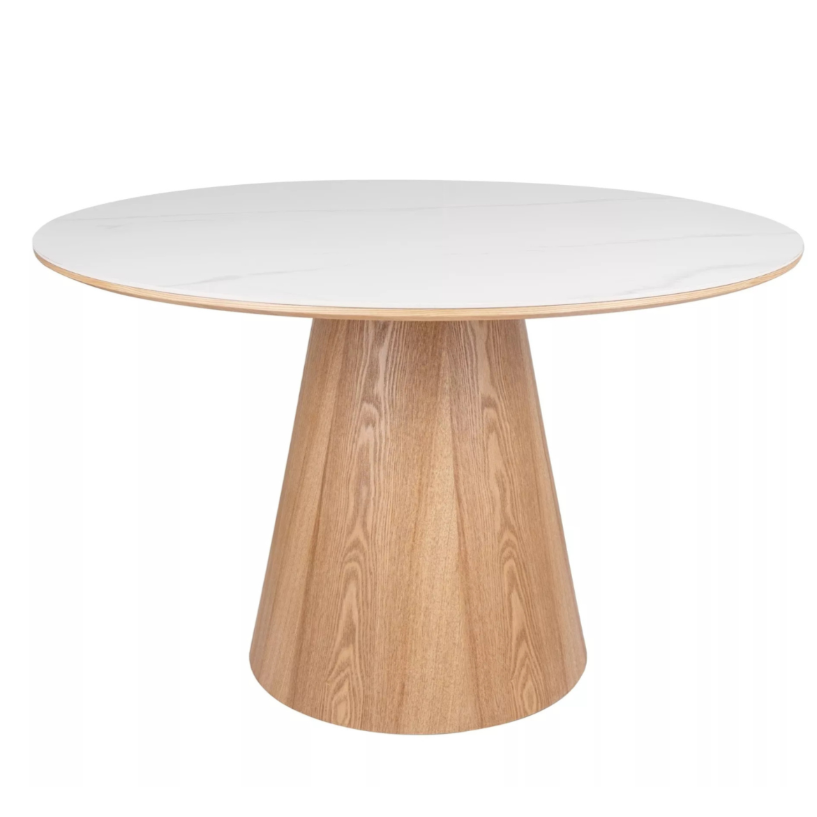 Galds Angs 120/75 cm balts/ozols - N1 Home