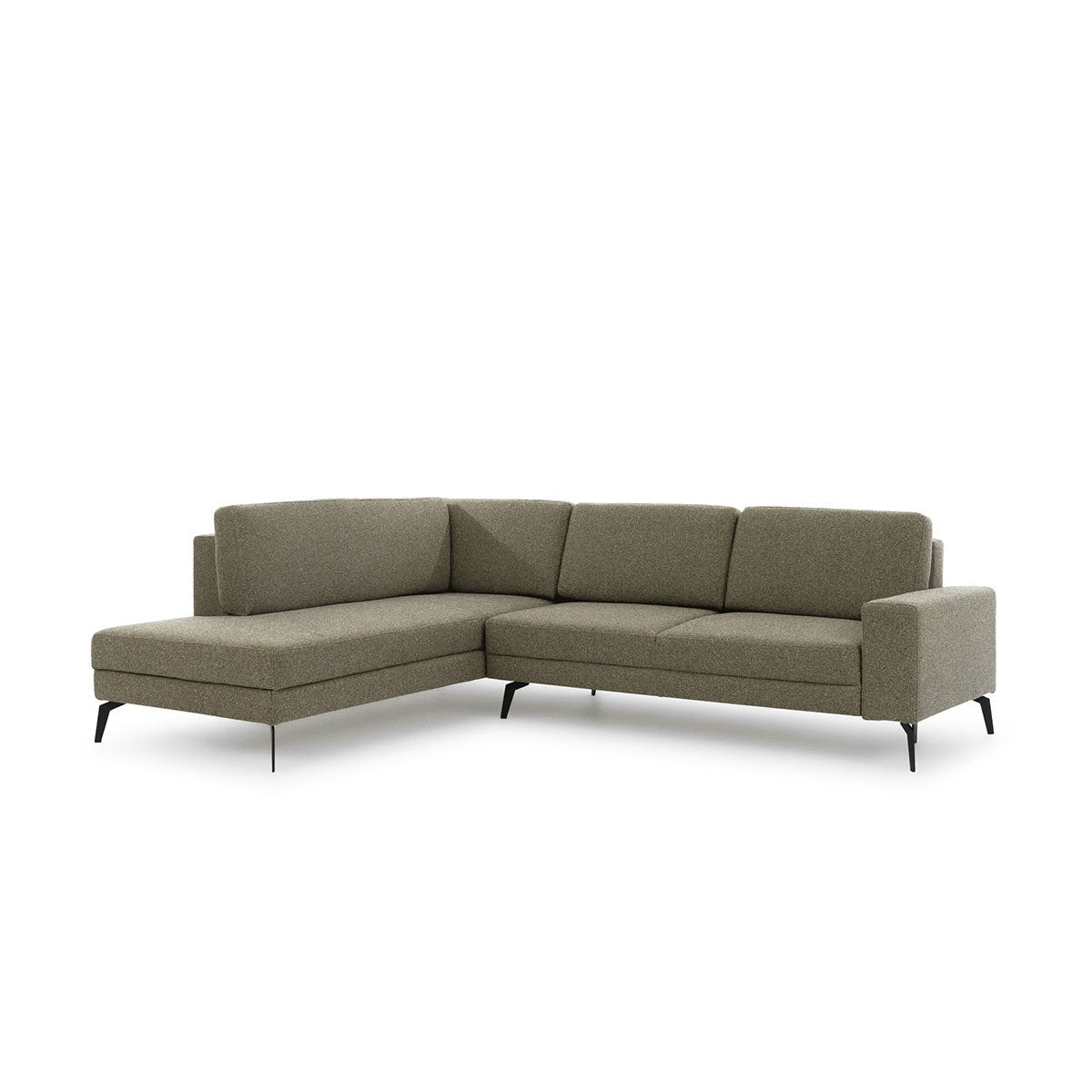 Dīvāns MILANO L kreisais stūris 284/83/219 brūns - N1 Home