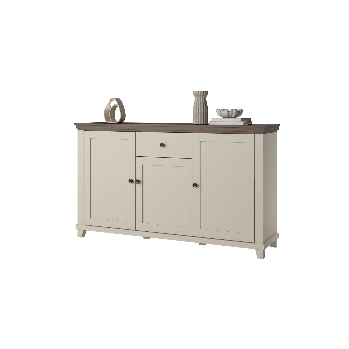 Kumode Evtar 160/93/42 cm kašmirs/Dunin ozols - N1 Home
