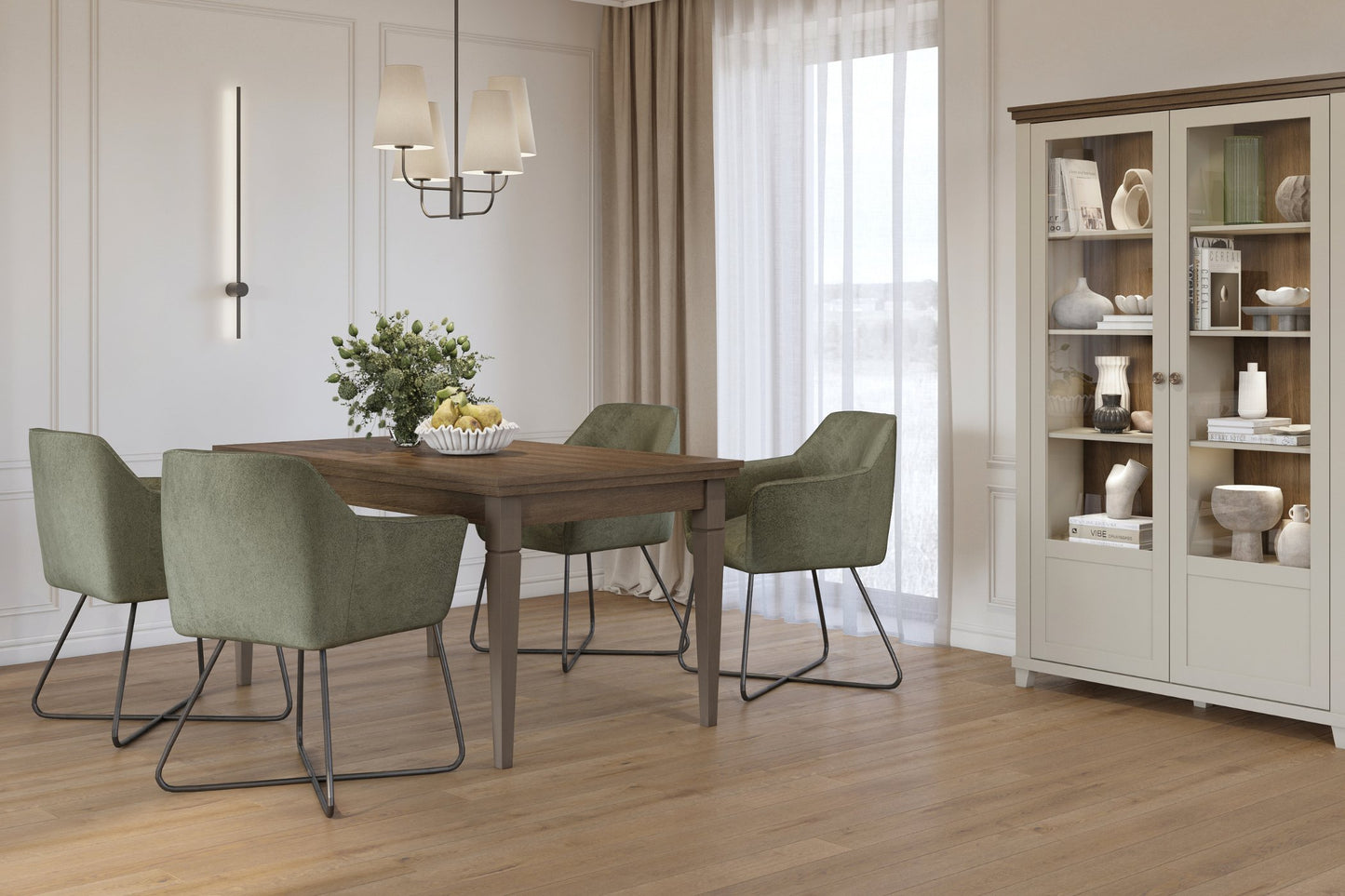 Kumode Evtar 126/138/42 cm kašmirs/Dunin ozols - N1 Home