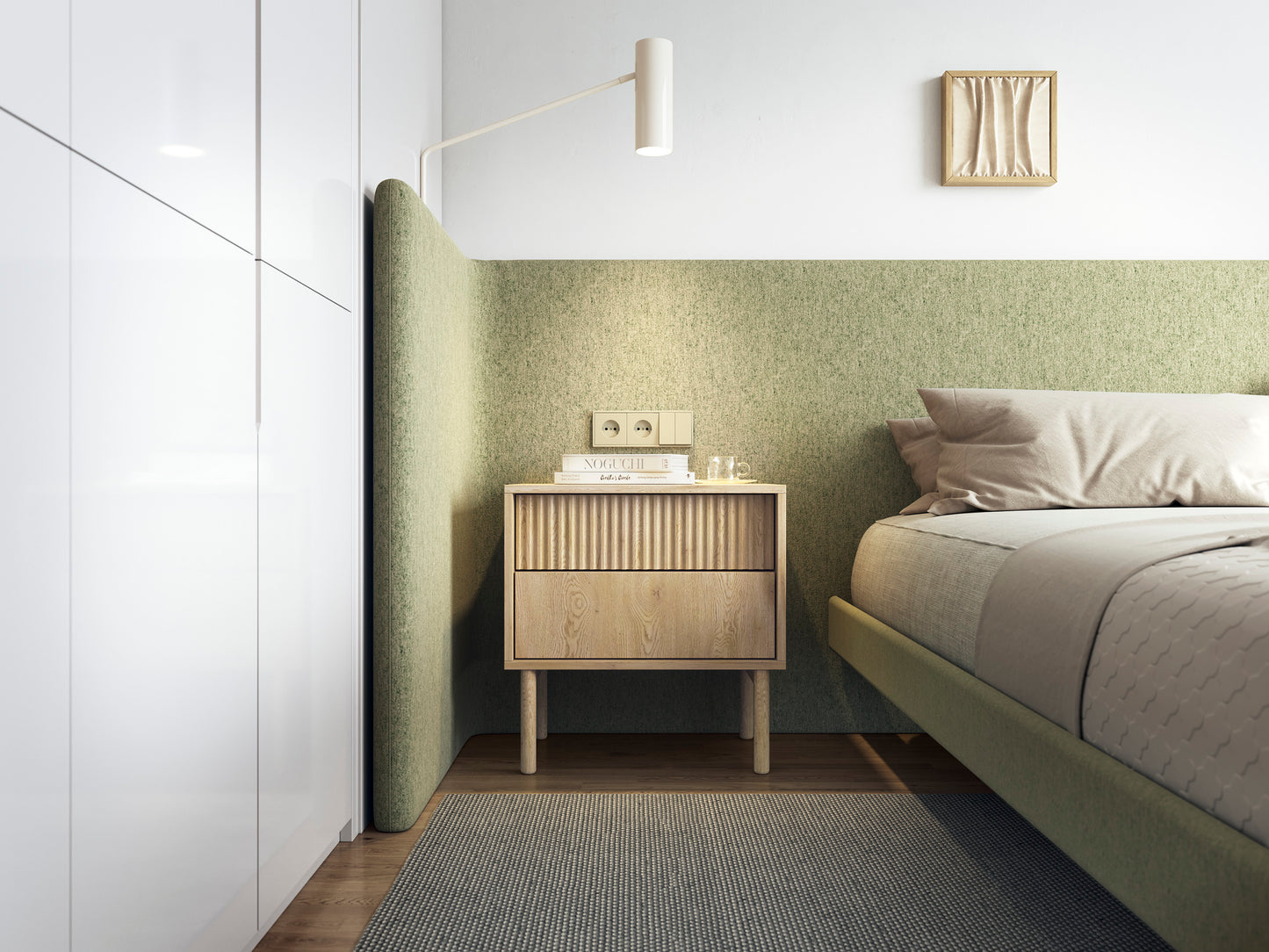 Naktsskapis Tavis 55/53/39 cm ozols