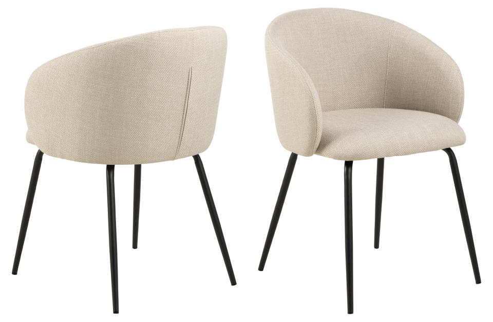 Krēsls Elear 56/54/80 cm bēšs - N1 Home