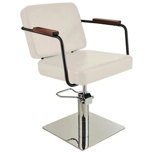 Frizētavas krēsls Enzi 61/50/60 cm balts - N1 Home