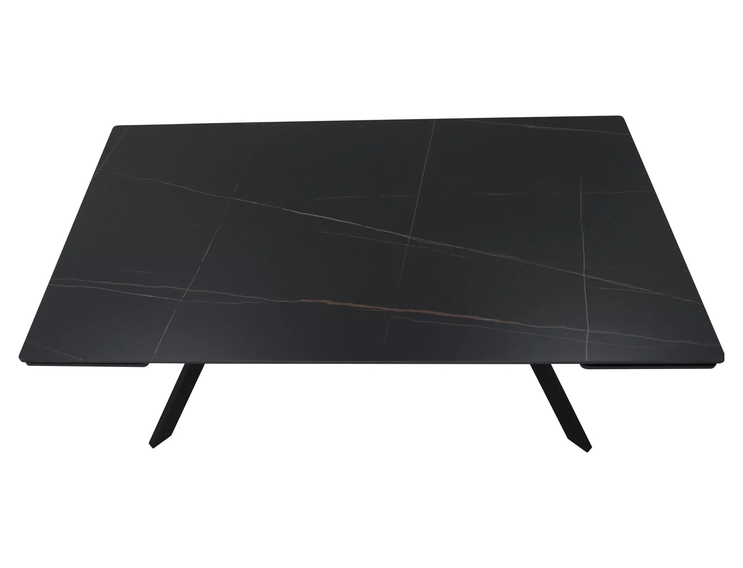 Galds Imperi 160; 180/74/90 cm melns - N1 Home