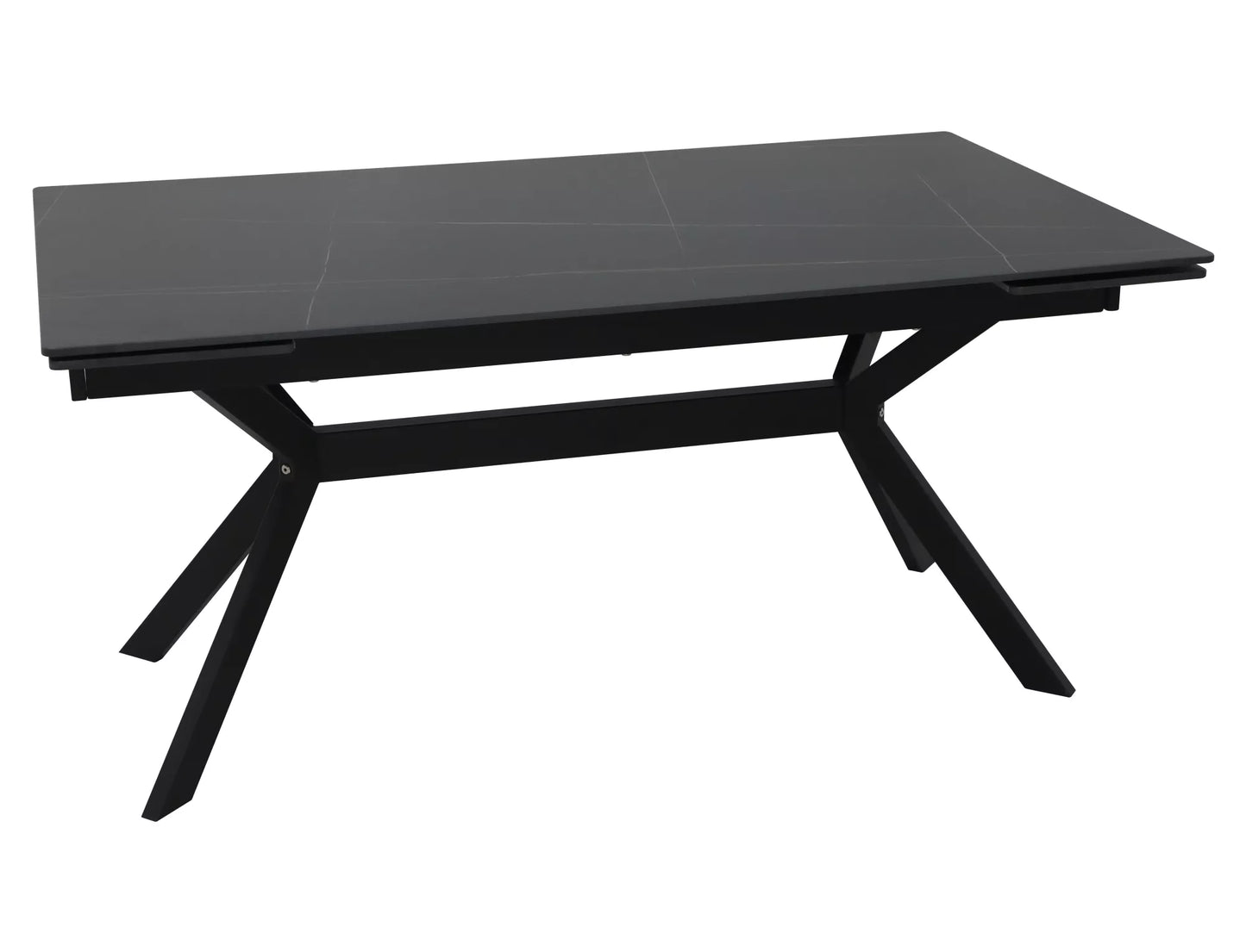 Galds Imperi 160; 180/74/90 cm melns - N1 Home