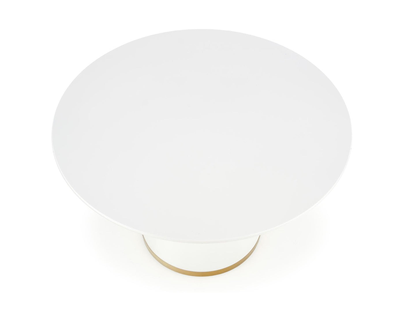 Galds Vega 120/76 cm balts/zelts - N1 Home