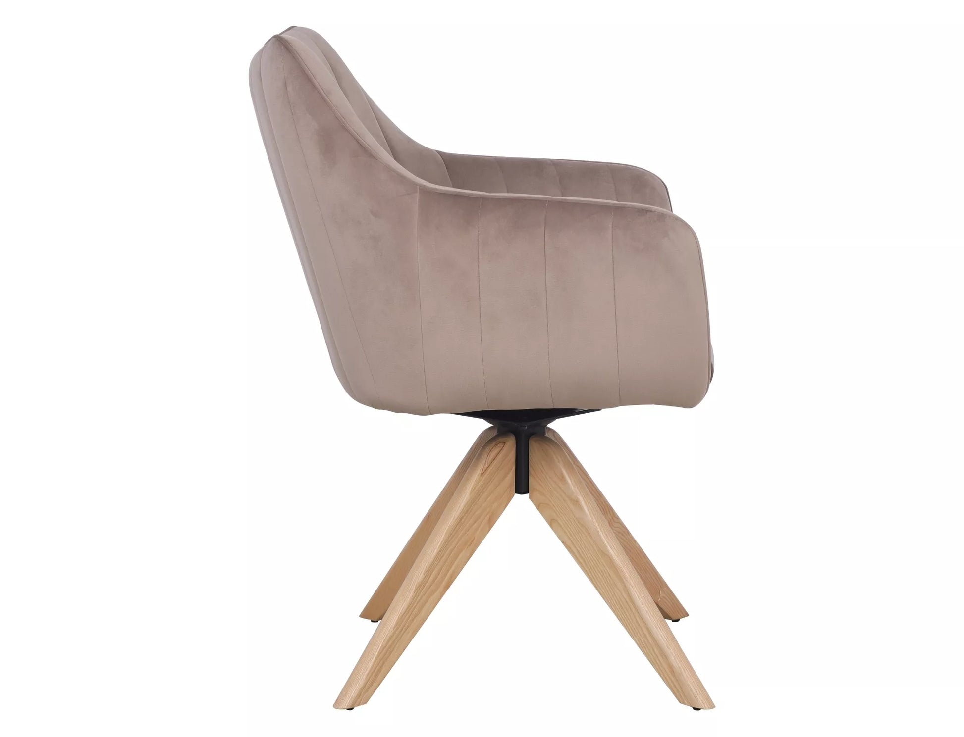 Krēsls Azali 61/86/44 cm tumši bēšs/ozols - N1 Home