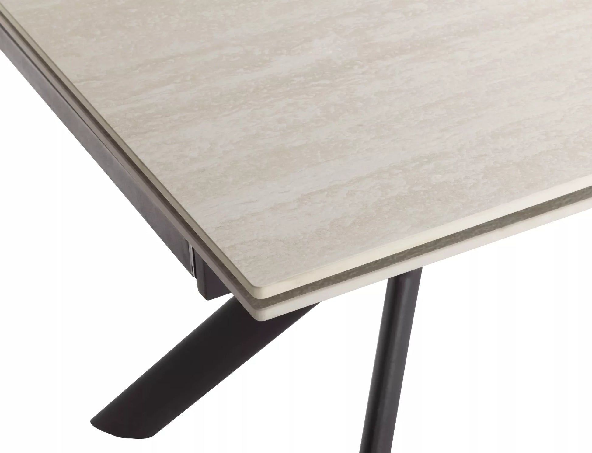 Galds Nort 75/90/160 cm bēšs - N1 Home