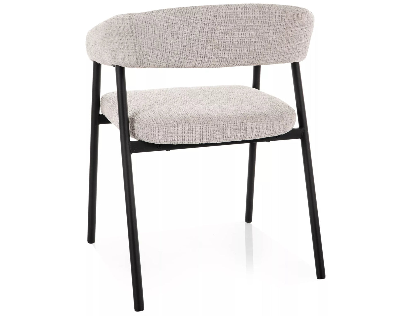 Krēsls Katas 75/57/49 cm pelēks/melns