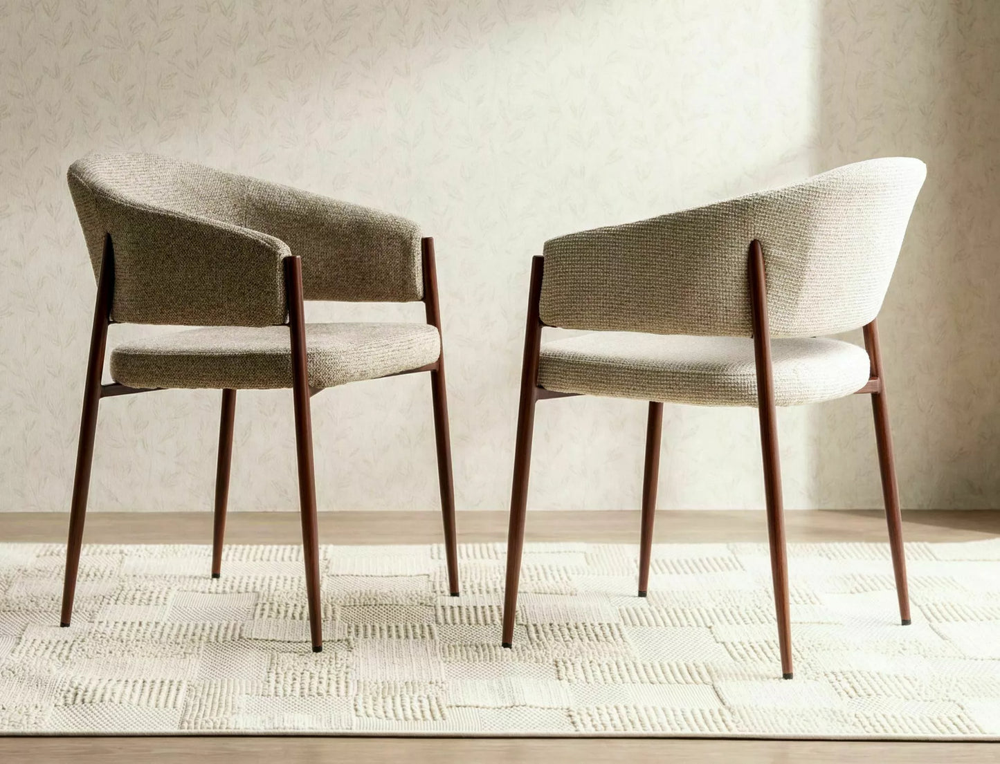 Krēsls Akita 78/56/59 cm bēšs/rieksts