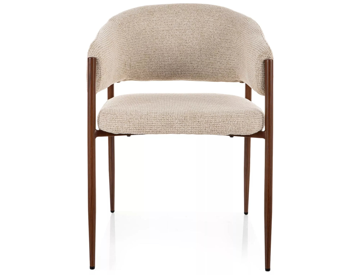 Krēsls Akita 78/56/59 cm gaši bēšs/rieksts