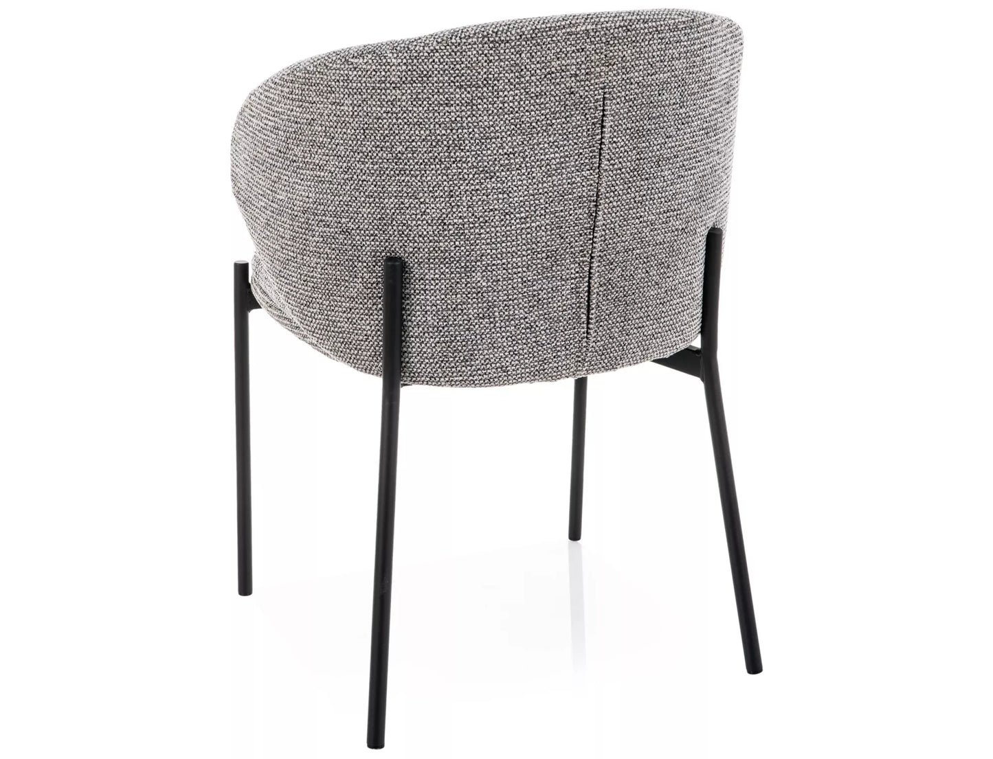 Krēsls Kiors 75/54/49 cm pelēks/melns