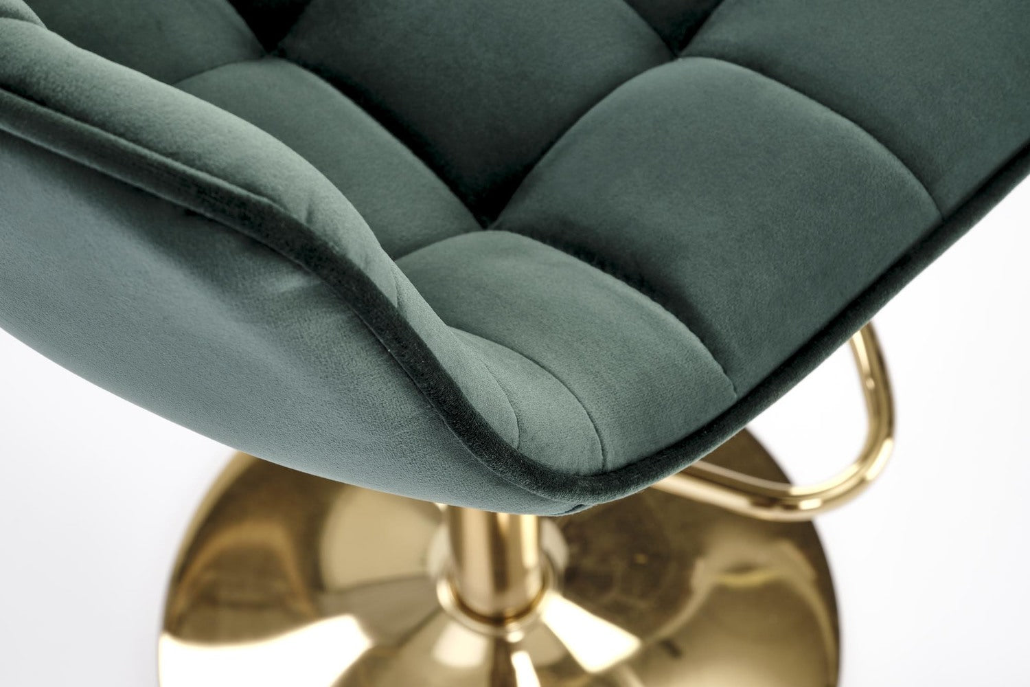 NC krēsls kājas - zelts, sēdeklis - tumši zaļs 43/44/84-106/62-84 cm - N1 Home