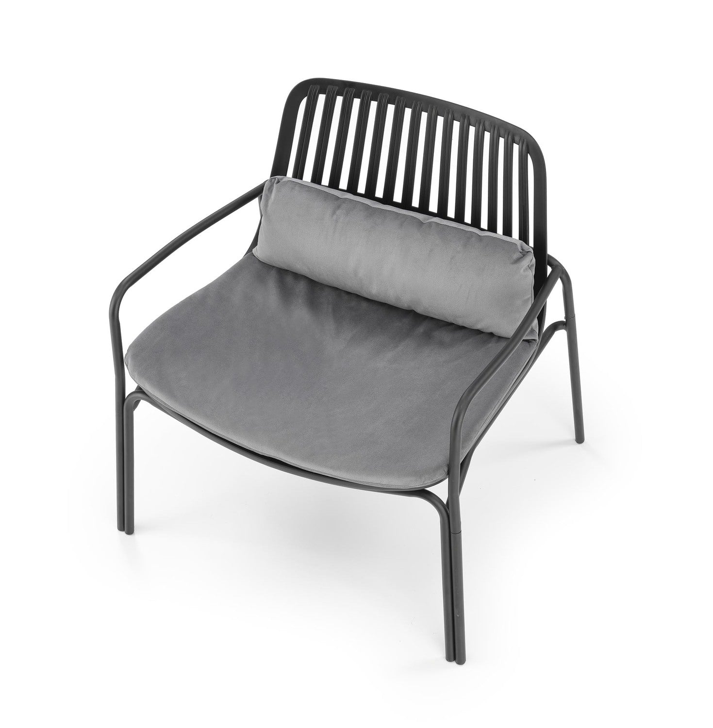 Dārza krēsls 71/66/75/40 cm pelēks - N1 Home