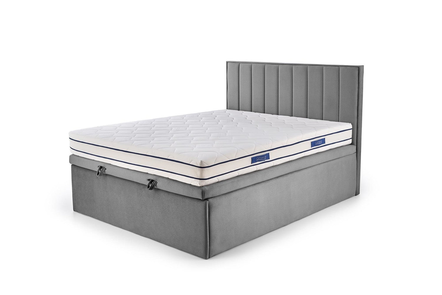 Gulta Asen 162/210/121 cm pelēks - N1 Home