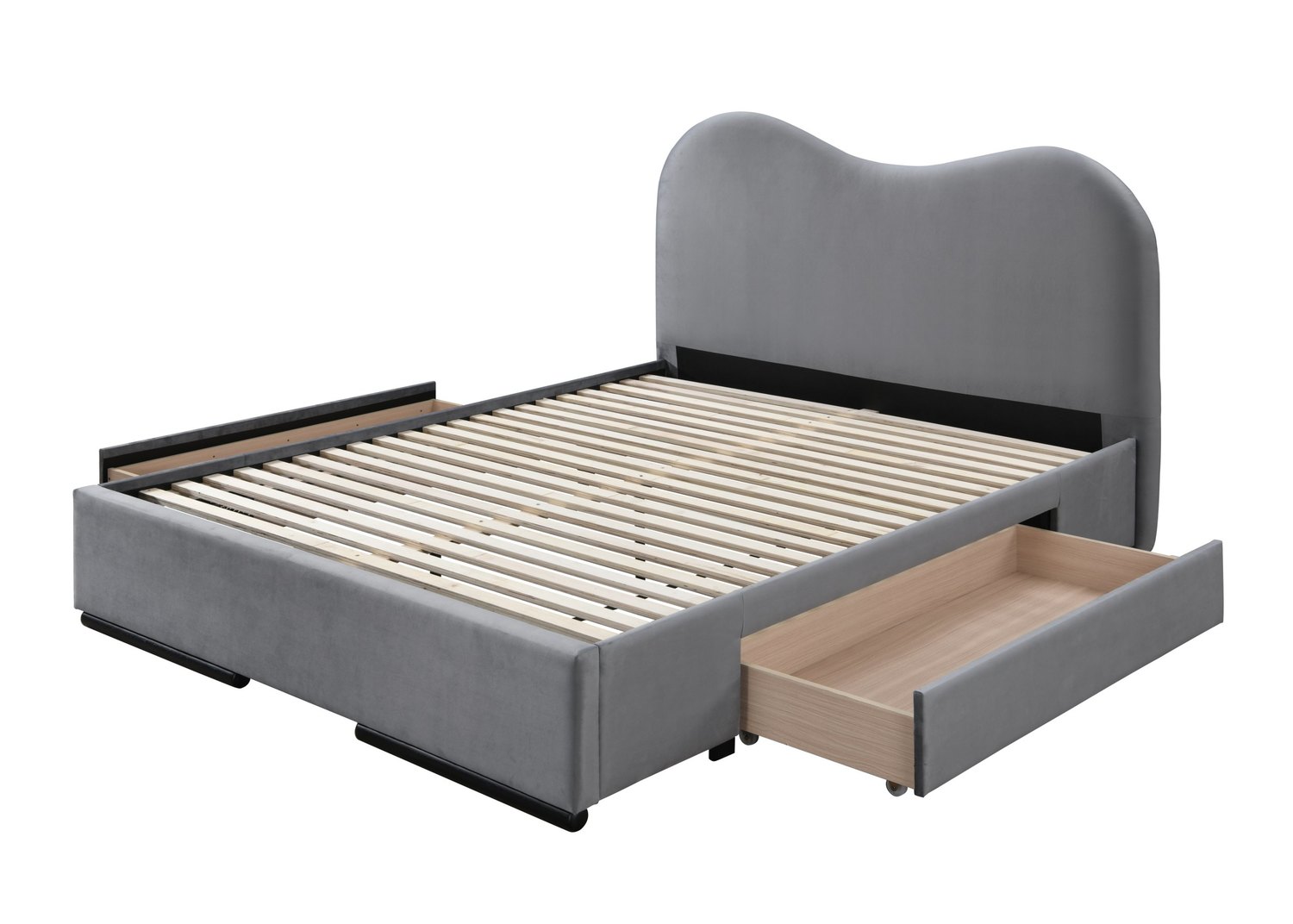 Gulta Amba 216/172/115 cm pelēks - N1 Home