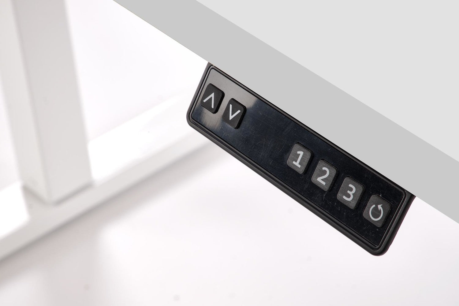 Biroja galds Juras 120/60/75-120 cm  balts - N1 Home