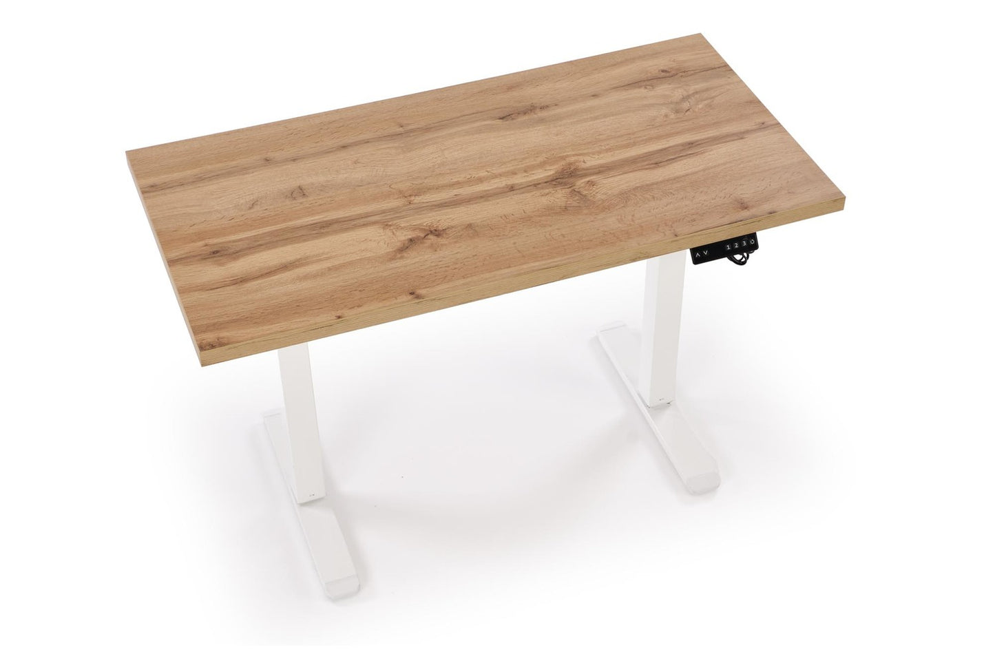 Biroja galds Juras 120/60/75-120 cm artizan ozols/balts - N1 Home