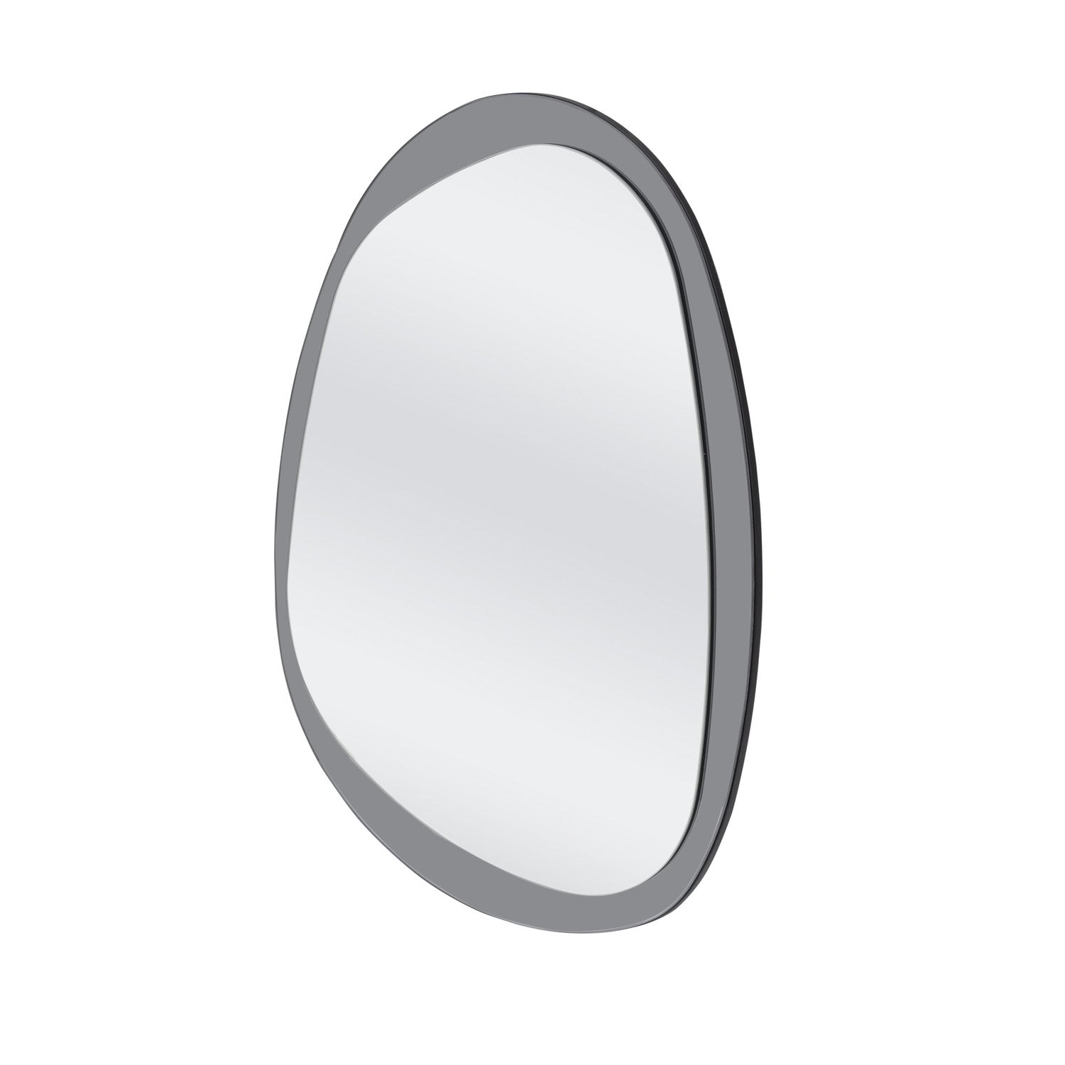 Spogulis Plase 80/60/2,5 cm sudrabaina - N1 Home