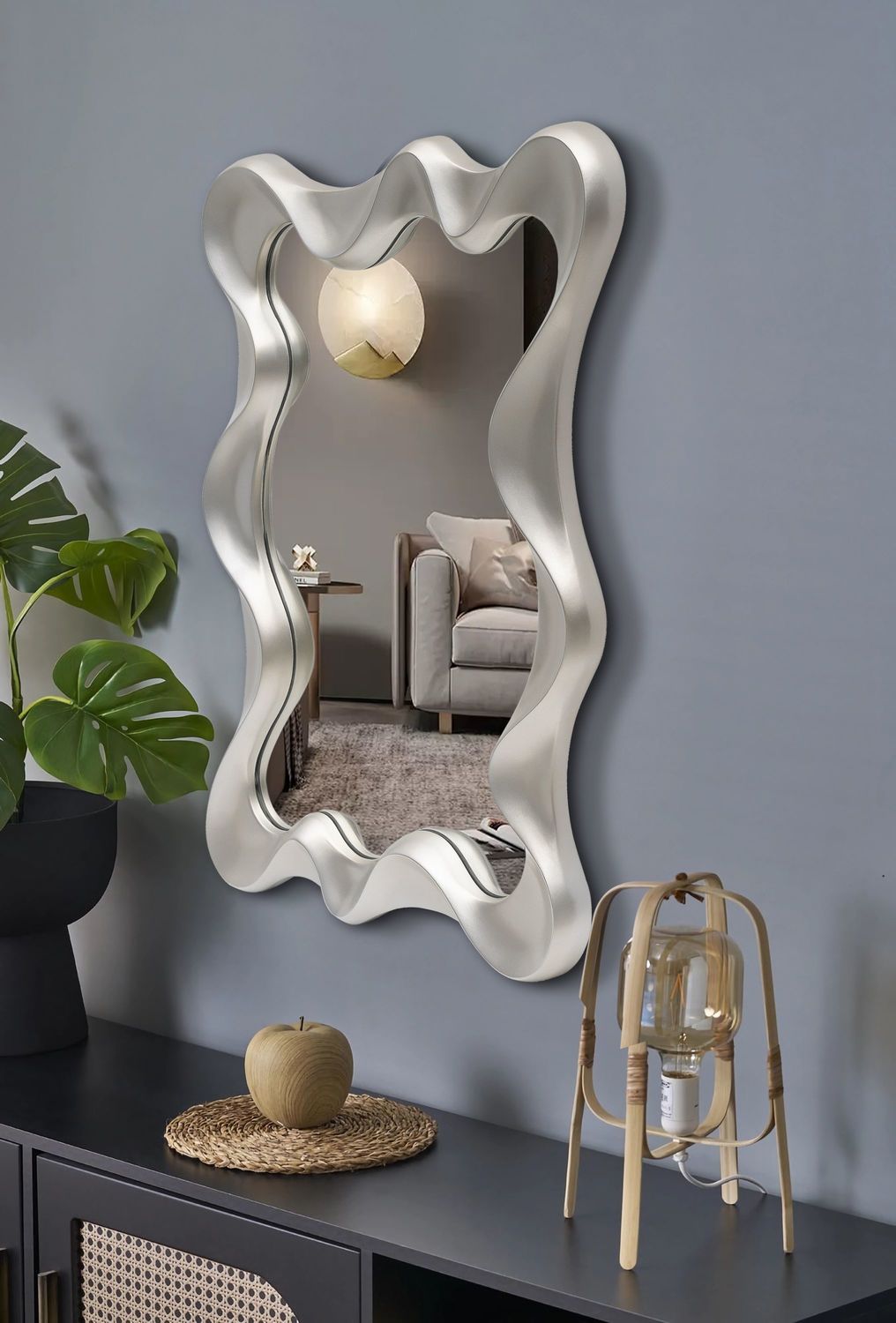 Spogulis Deka 90/70/5 cm antīks sudrabs - N1 Home