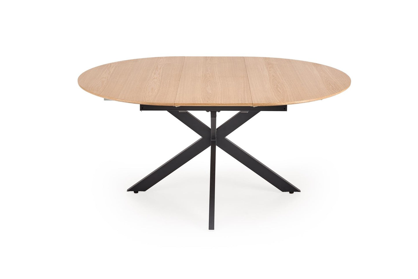 Galds Acos 120/120/75 cm dabīgs/ melns - N1 Home