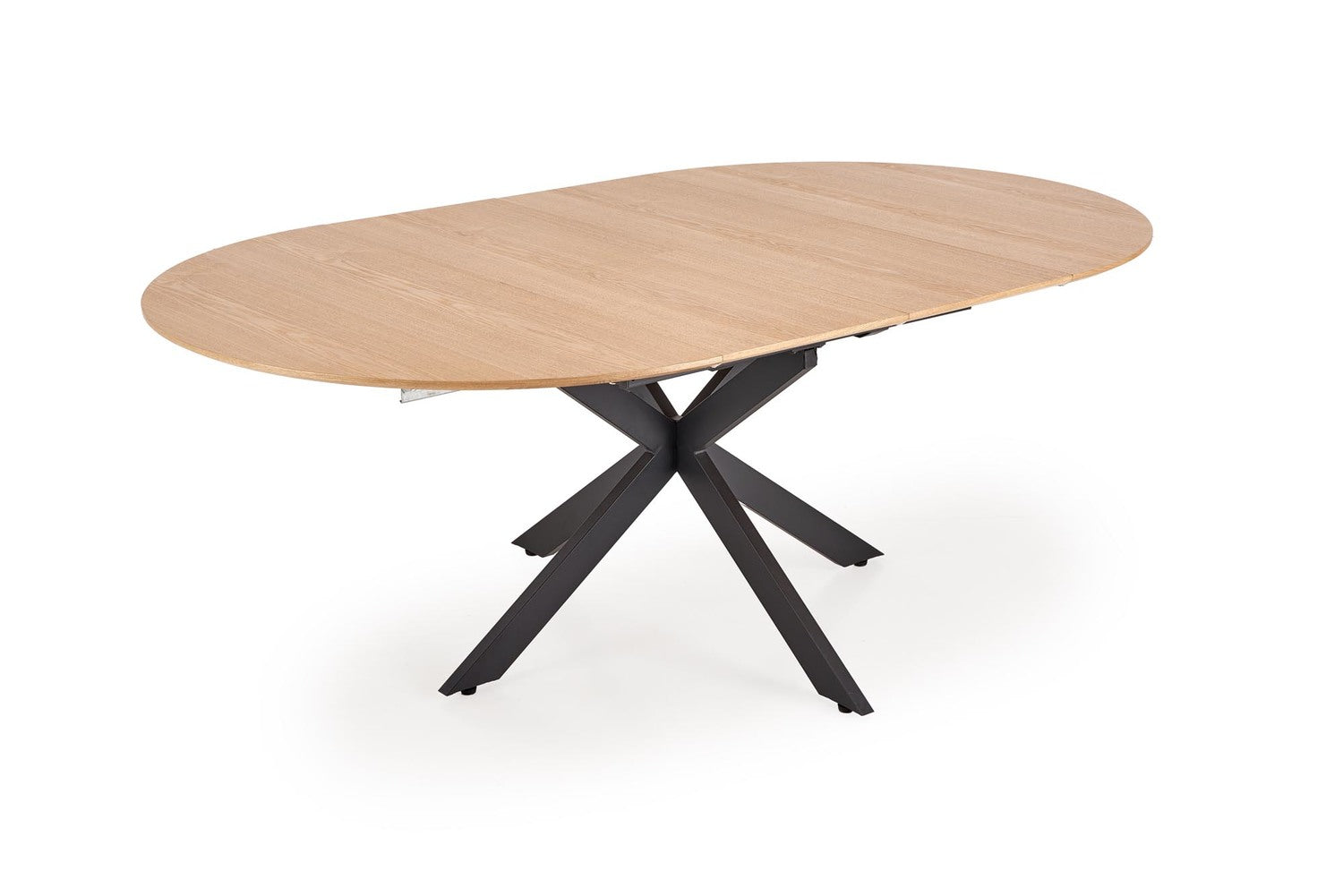 Galds Acos 120/120/75 cm dabīgs/ melns - N1 Home