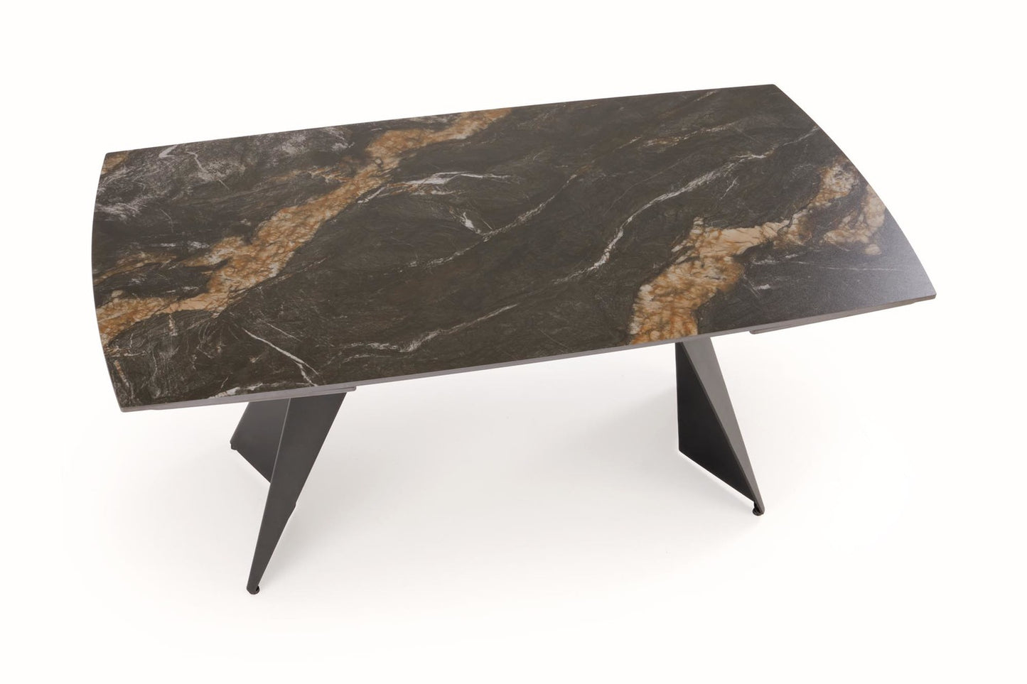 Galds Armini 165/90/77 cm marmors/melns - N1 Home