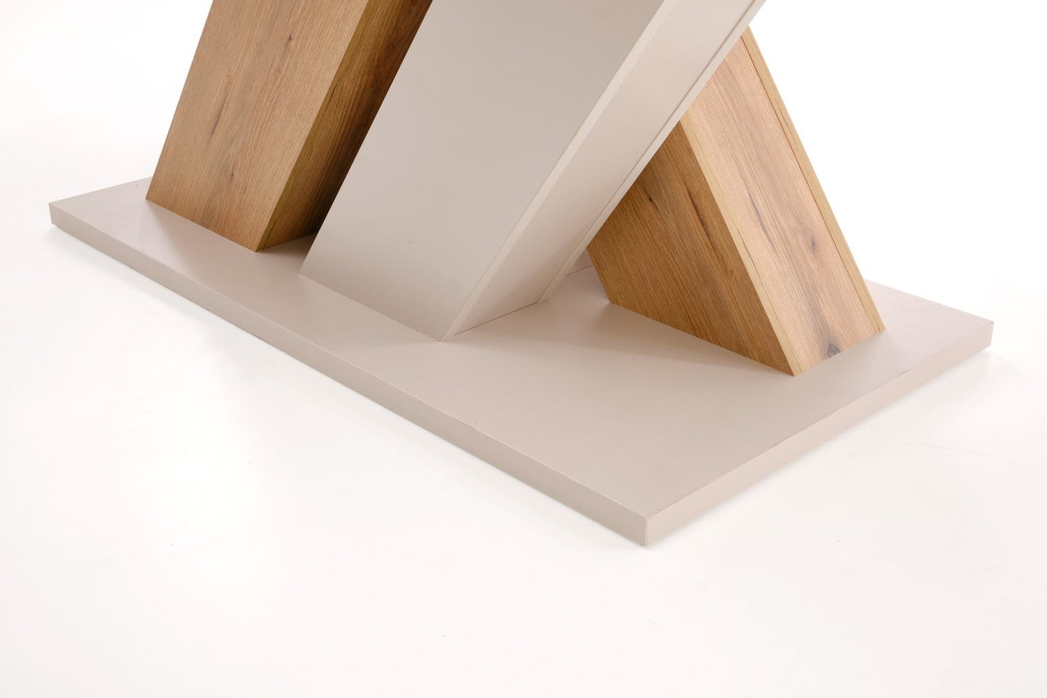 Galds Brans 160/90/77 cm kremonas ozols/kašmirs - N1 Home