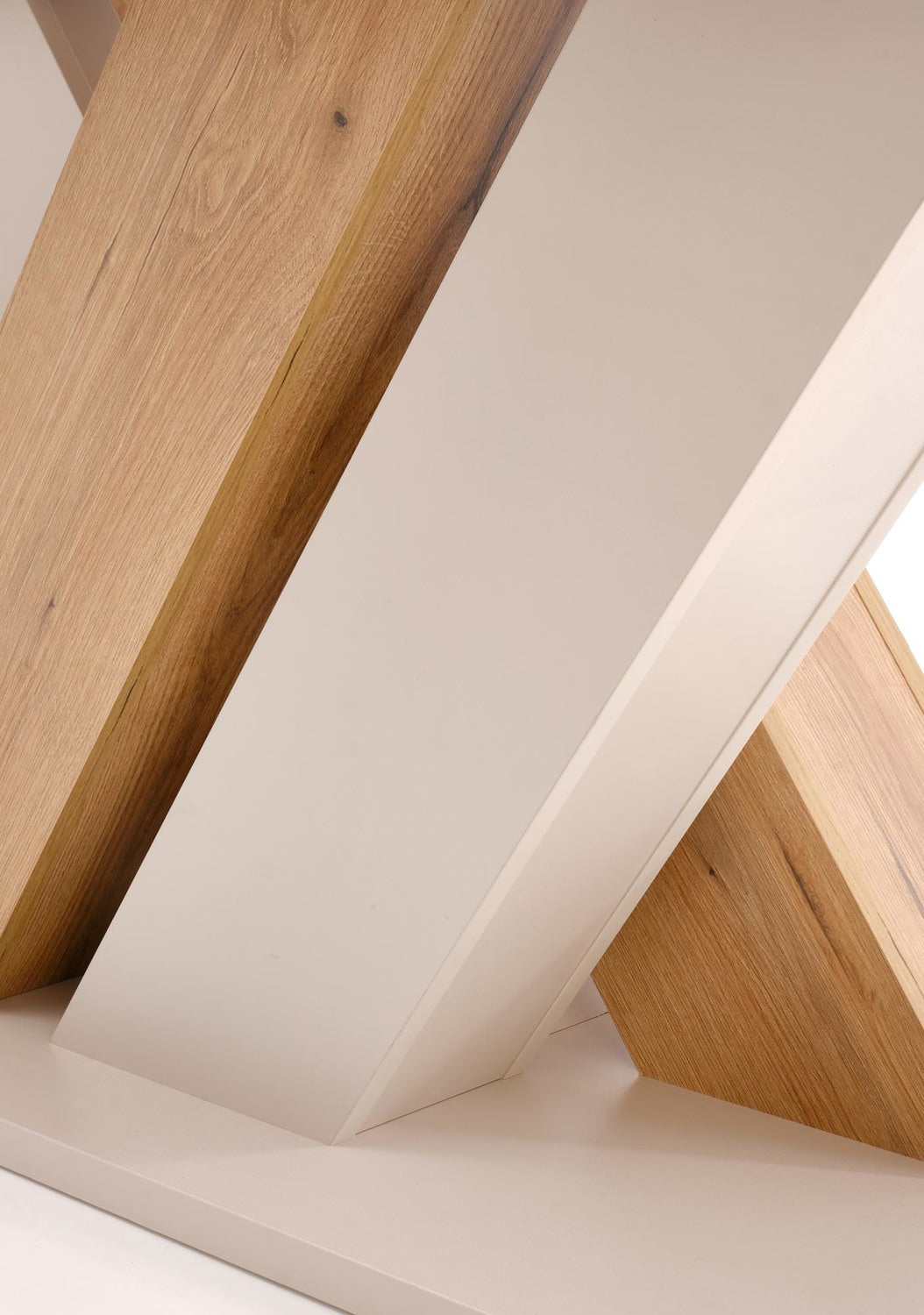 Galds Brans 160/90/77 cm kremonas ozols/kašmirs - N1 Home