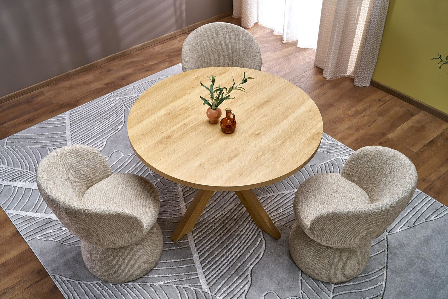 Galds Moris 120/75 cm dabīgs - N1 Home