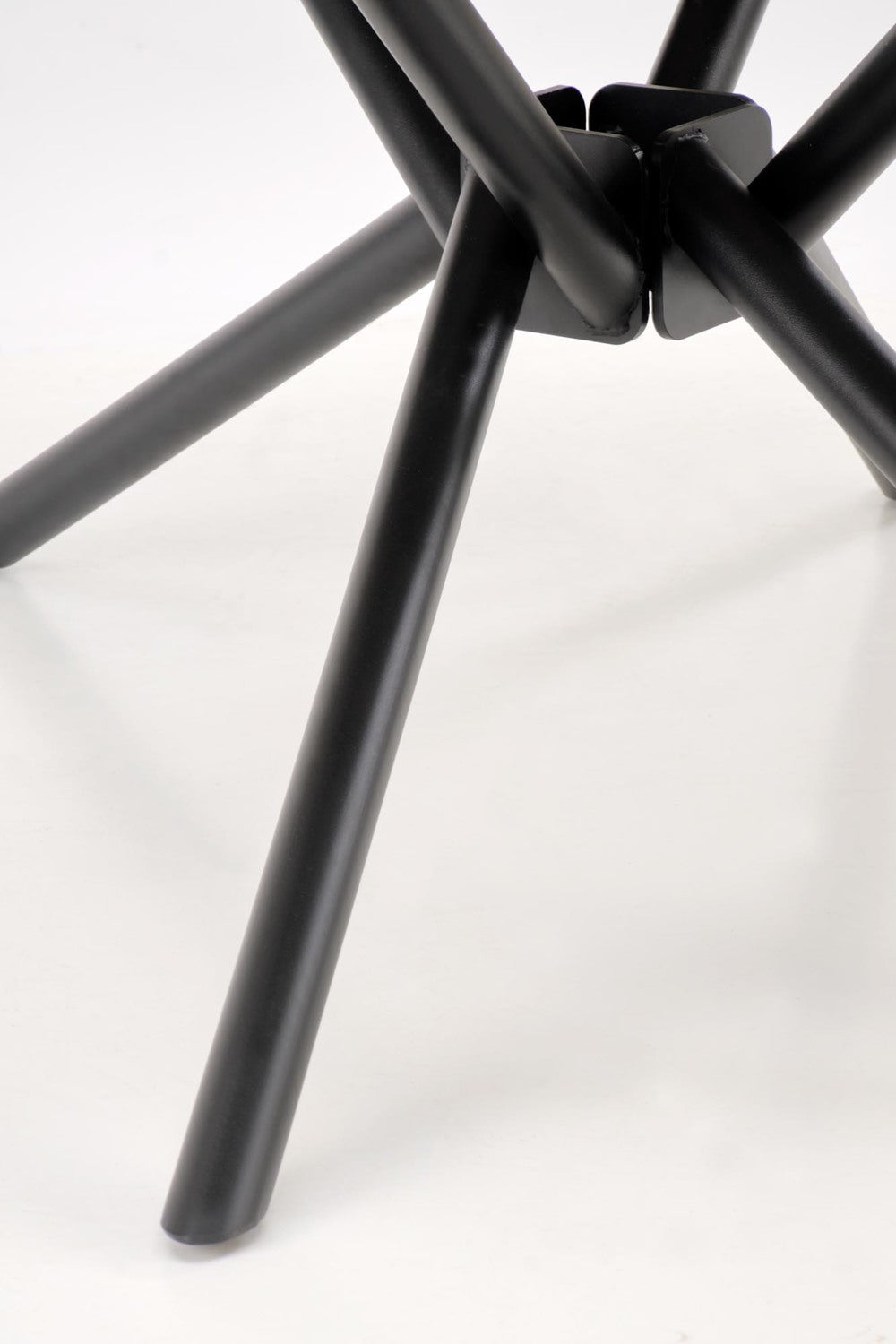 Galds Vitora 160/90/75 cm balts marmors/melns - N1 Home