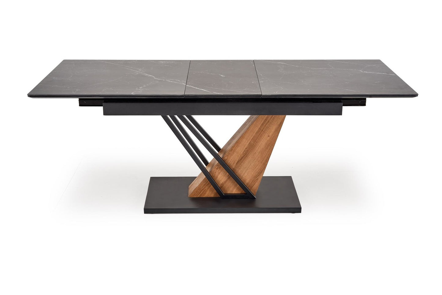 Galds Volans 160/90/67 cm melns marmors/ozols