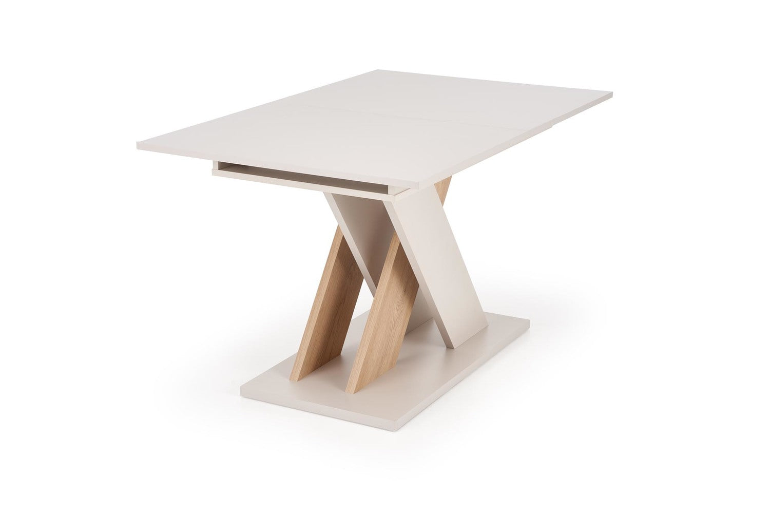 Galds Xareo 130/85/76 cm kašmirs/kremonas ozols - N1 Home