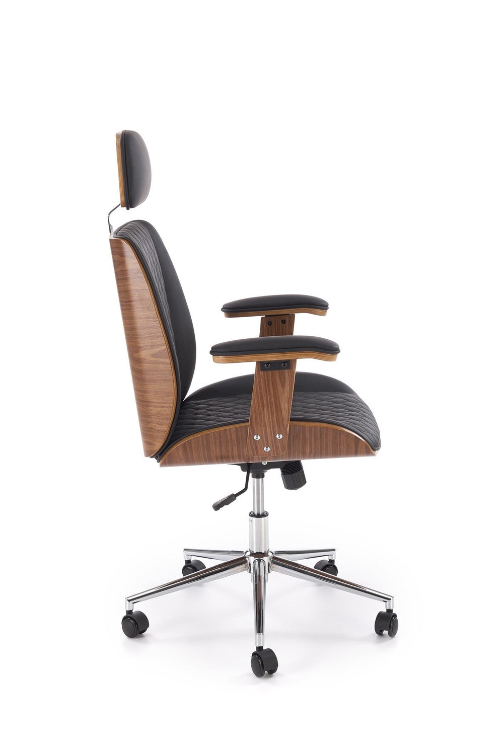 Krēsls Timba 72/68/114-122/46-54 cm valrieksts/melns - N1 Home