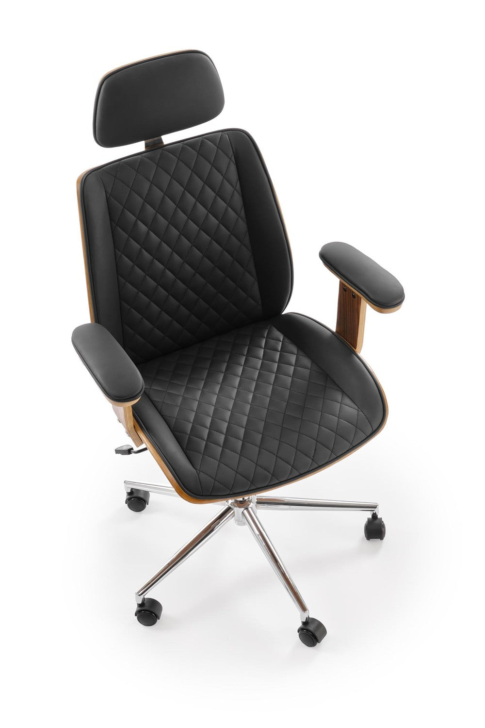 Krēsls Timba 72/68/114-122/46-54 cm valrieksts/melns - N1 Home