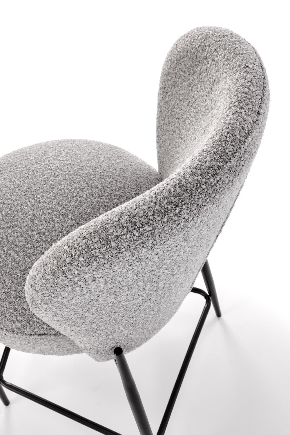 Bāra krēsls Bosko 57/61/95/65 cm pelēks - N1 Home