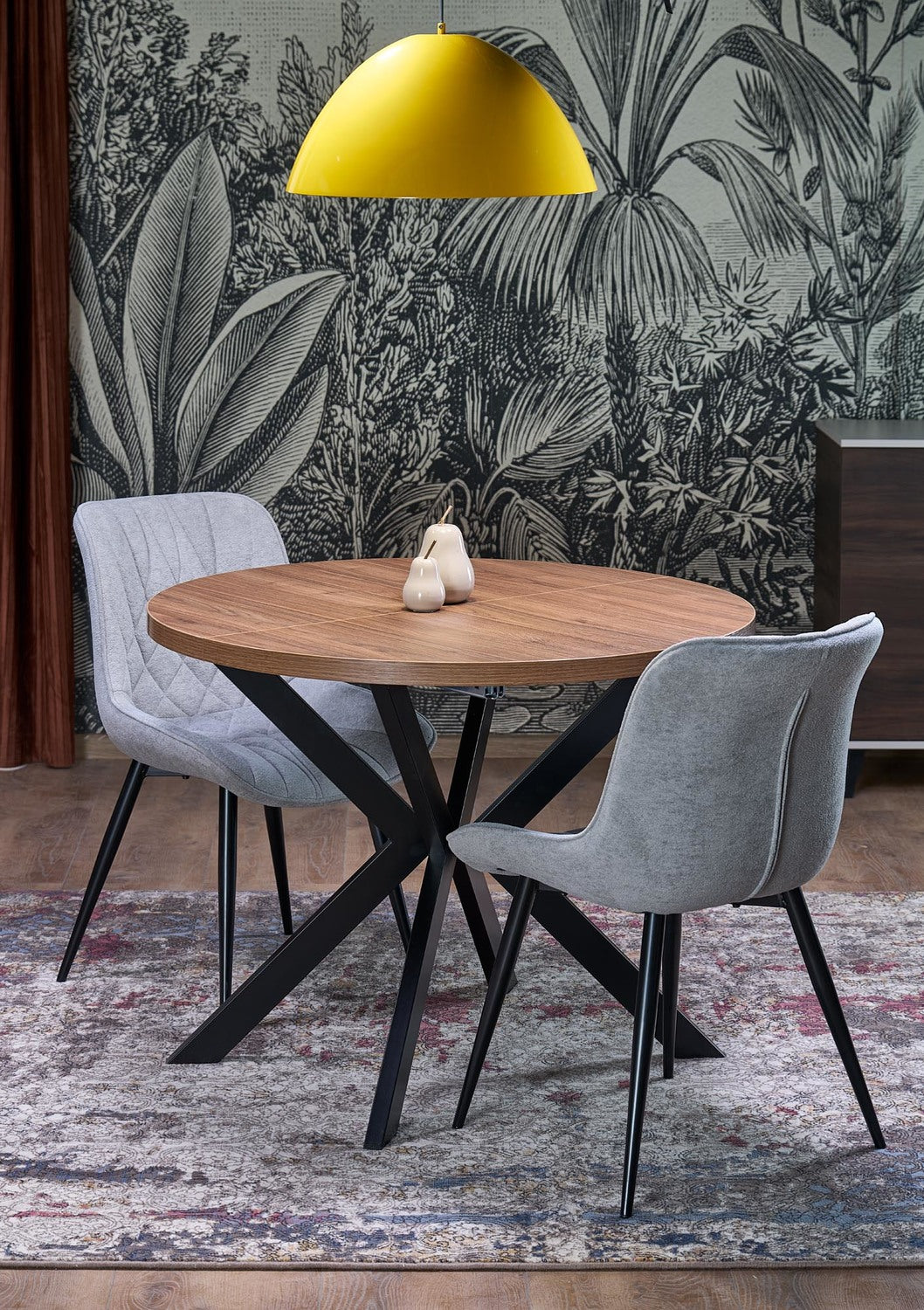 Krēsls Kono 47/63/85/48 cm pelēks - N1 Home