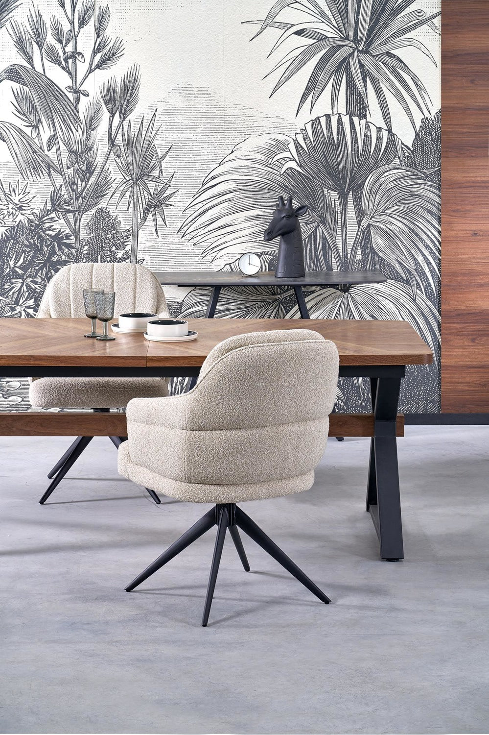 Krēsls Apuli 61/70/92/51 cm bēšs - N1 Home