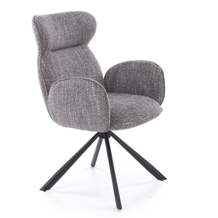 Krēsls Loko 63/64/93/50 cm pelēks - N1 Home