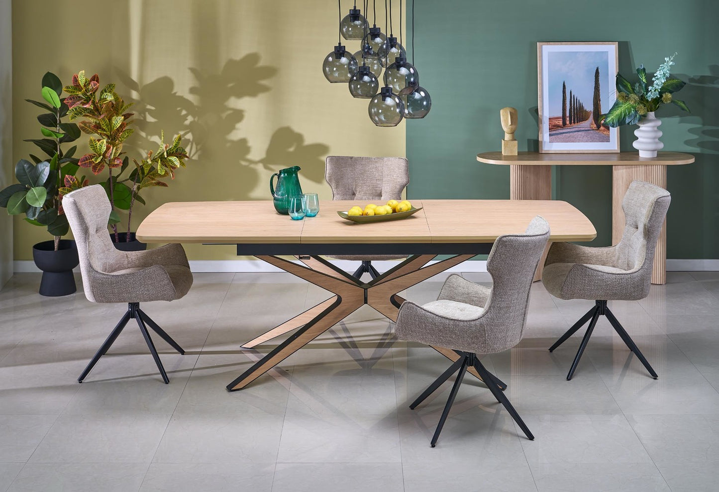 Krēsls Orkas 55/64/88/48 cm bēšs - N1 Home