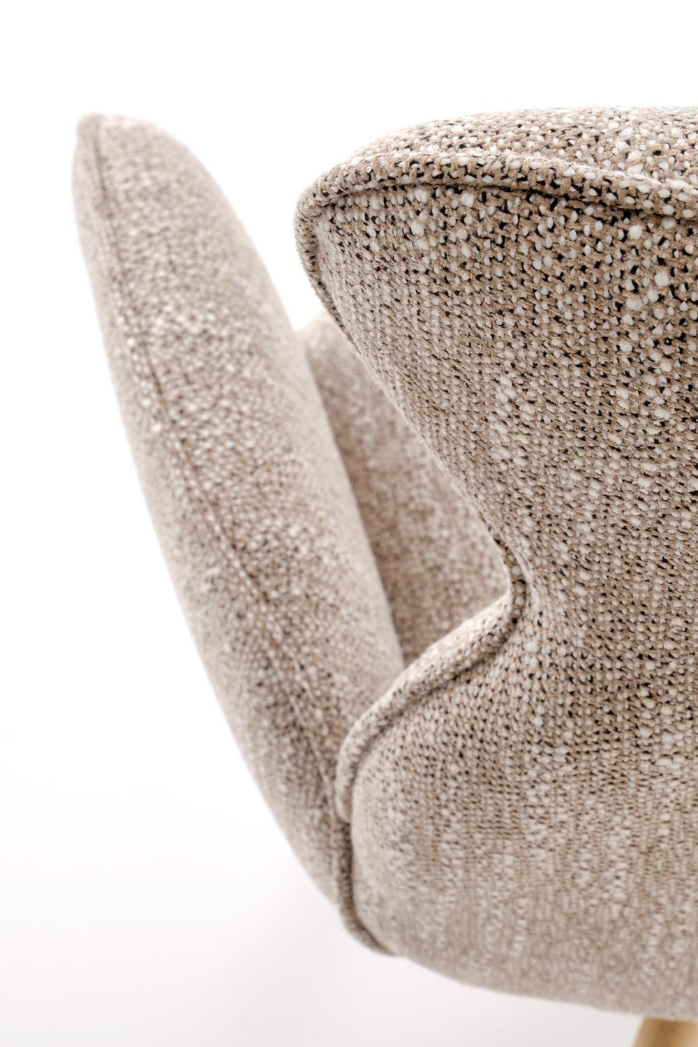 Krēsls Riest 63/64/93/50 cm tumši bēšs/ozols - N1 Home