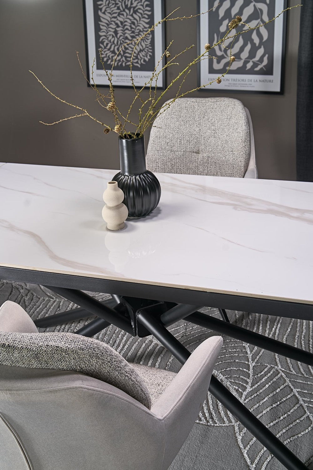 Krēsls Nuovo 65/73/94/50 cm pelēks - N1 Home