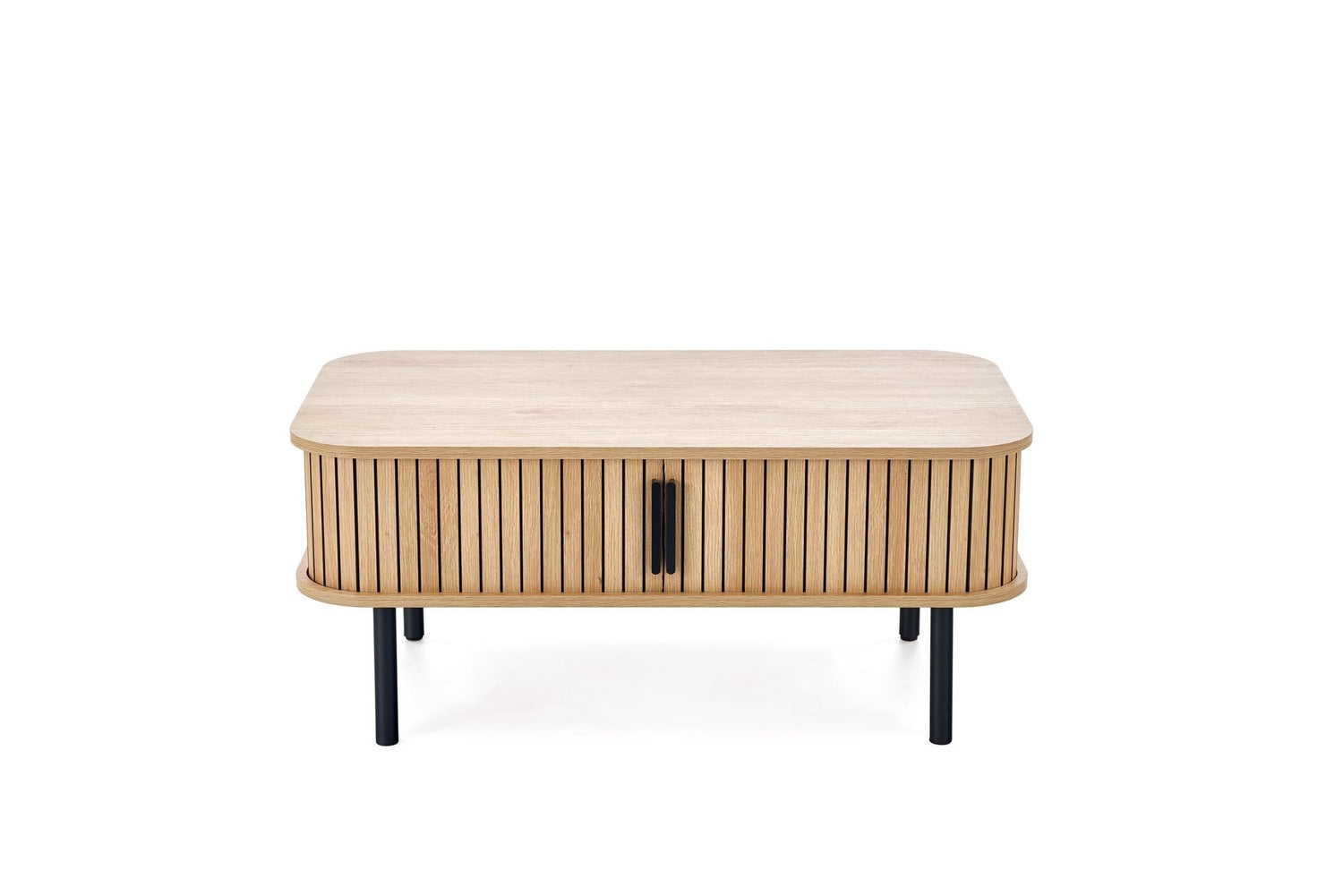 Kafijas galds Angis 90/50/40 cm dabīgs/melns - N1 Home